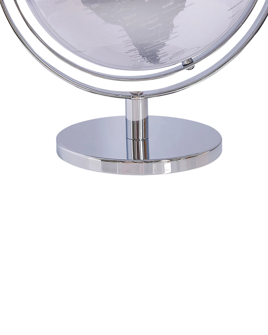 Mappamondo Argento 33 cm