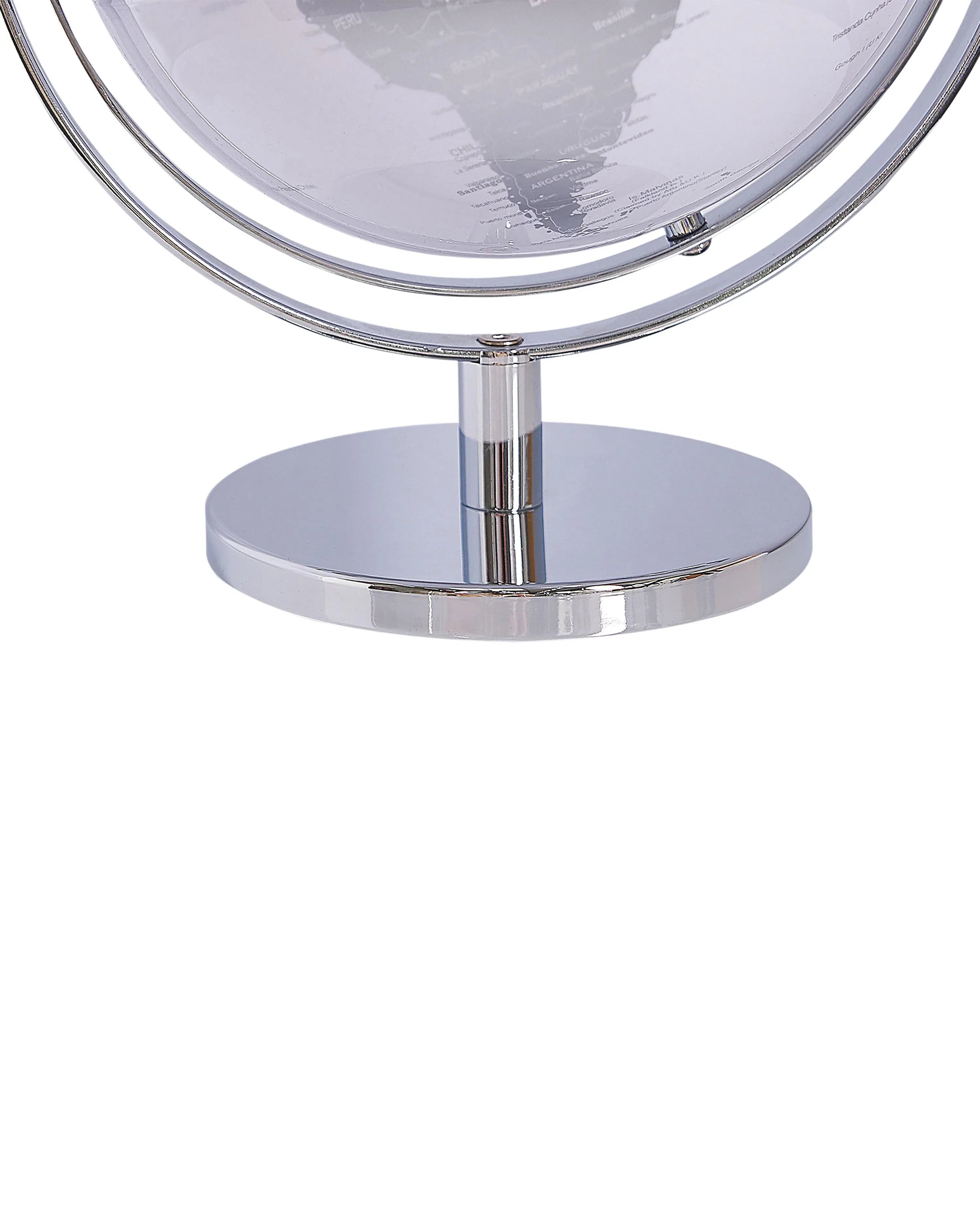Mappamondo Argento 33 cm