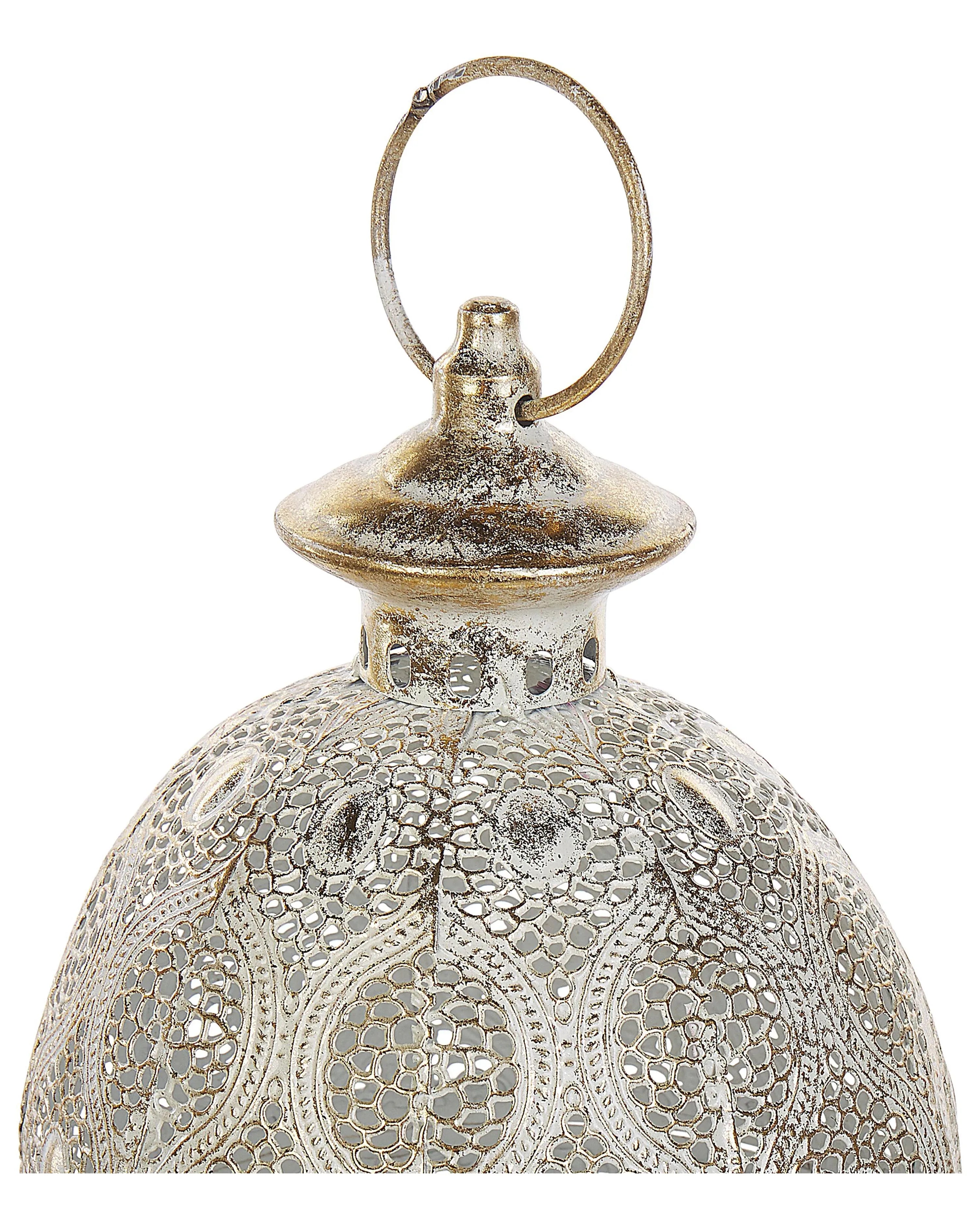 Lanterne Métal 34 cm Or