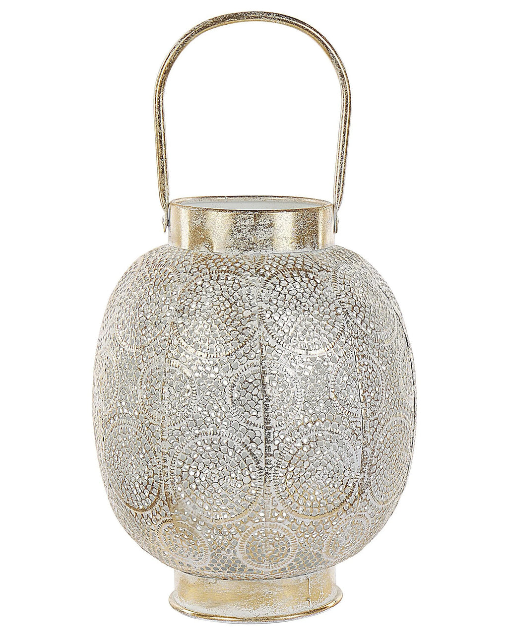 Lanterne Métal 30 cm Or