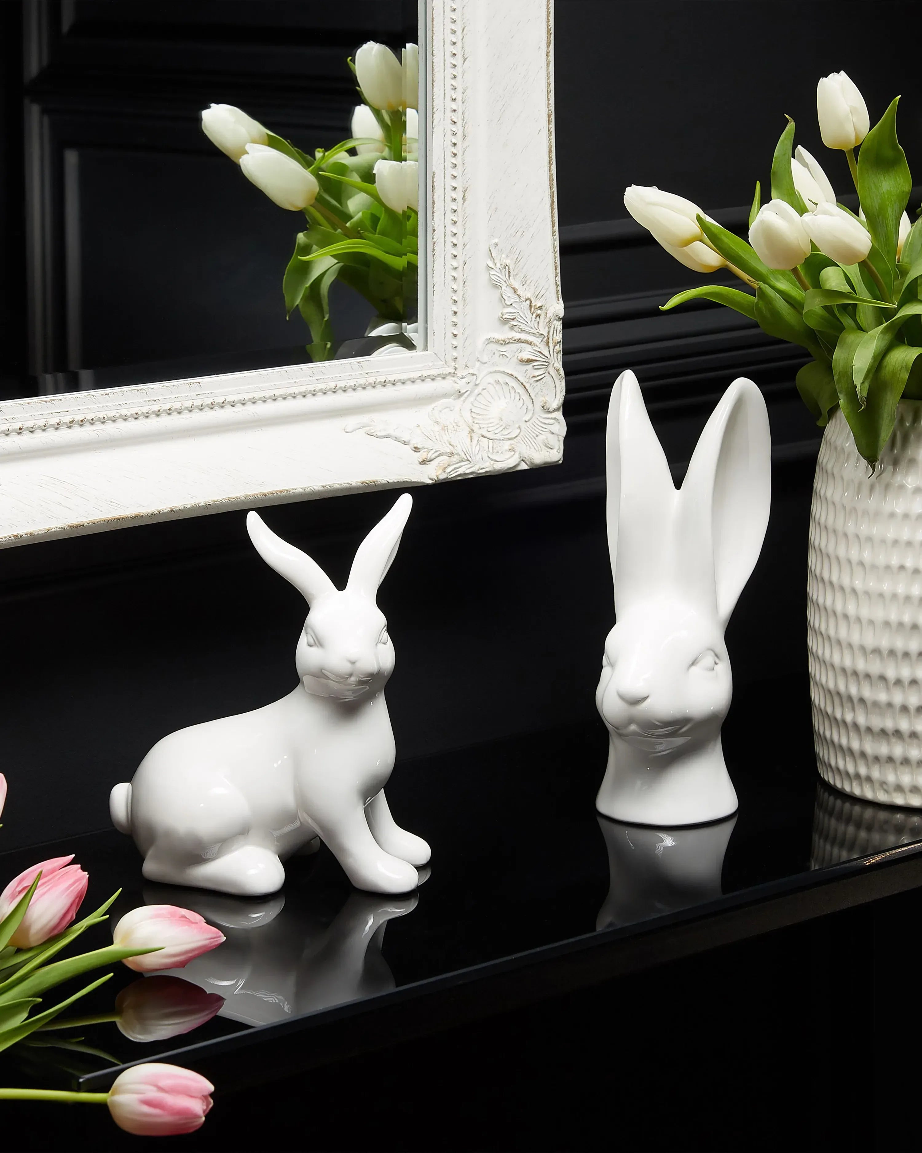 Accessoire décoratif Lapin Céramique Blanc