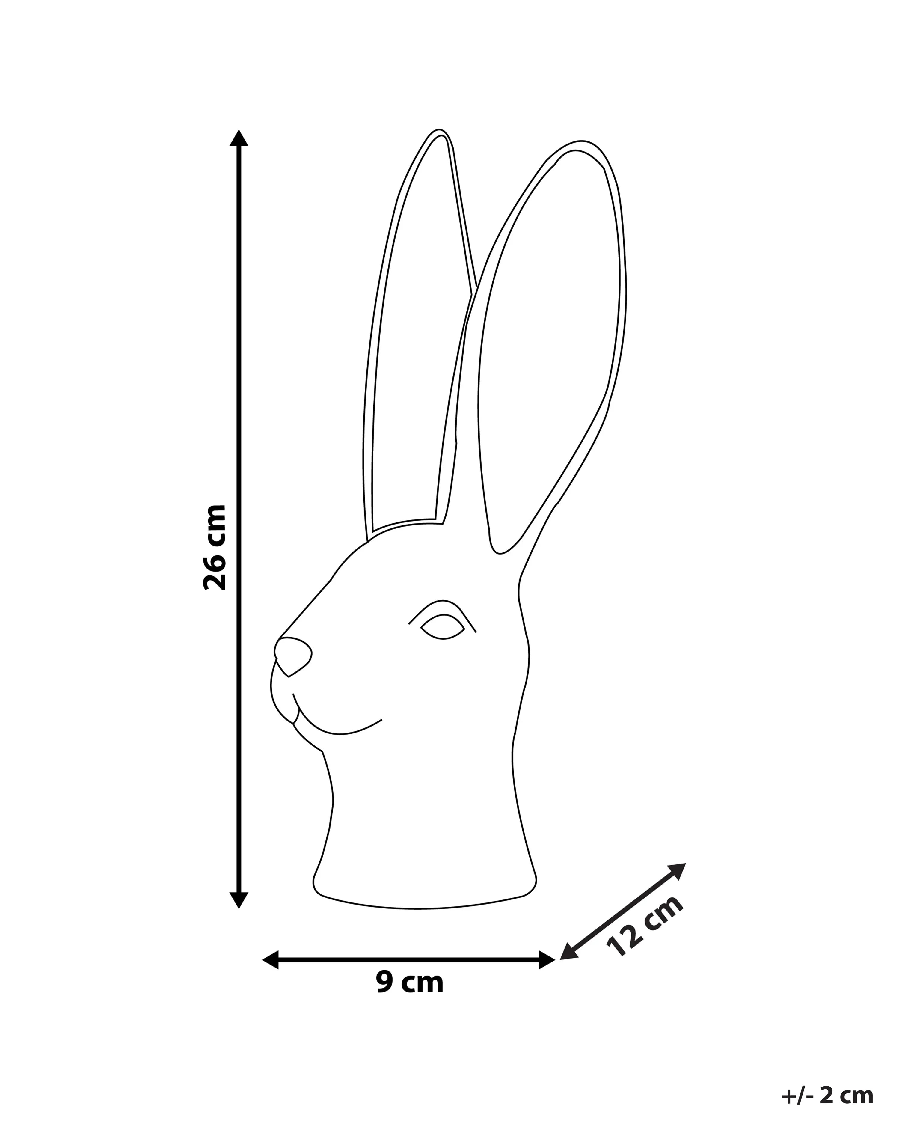 Accessoire décoratif Lapin Céramique Blanc