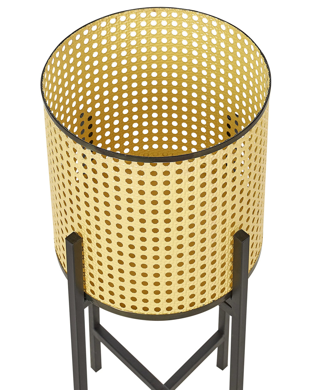 Jardinière surélevée en métal 25 cm Beige