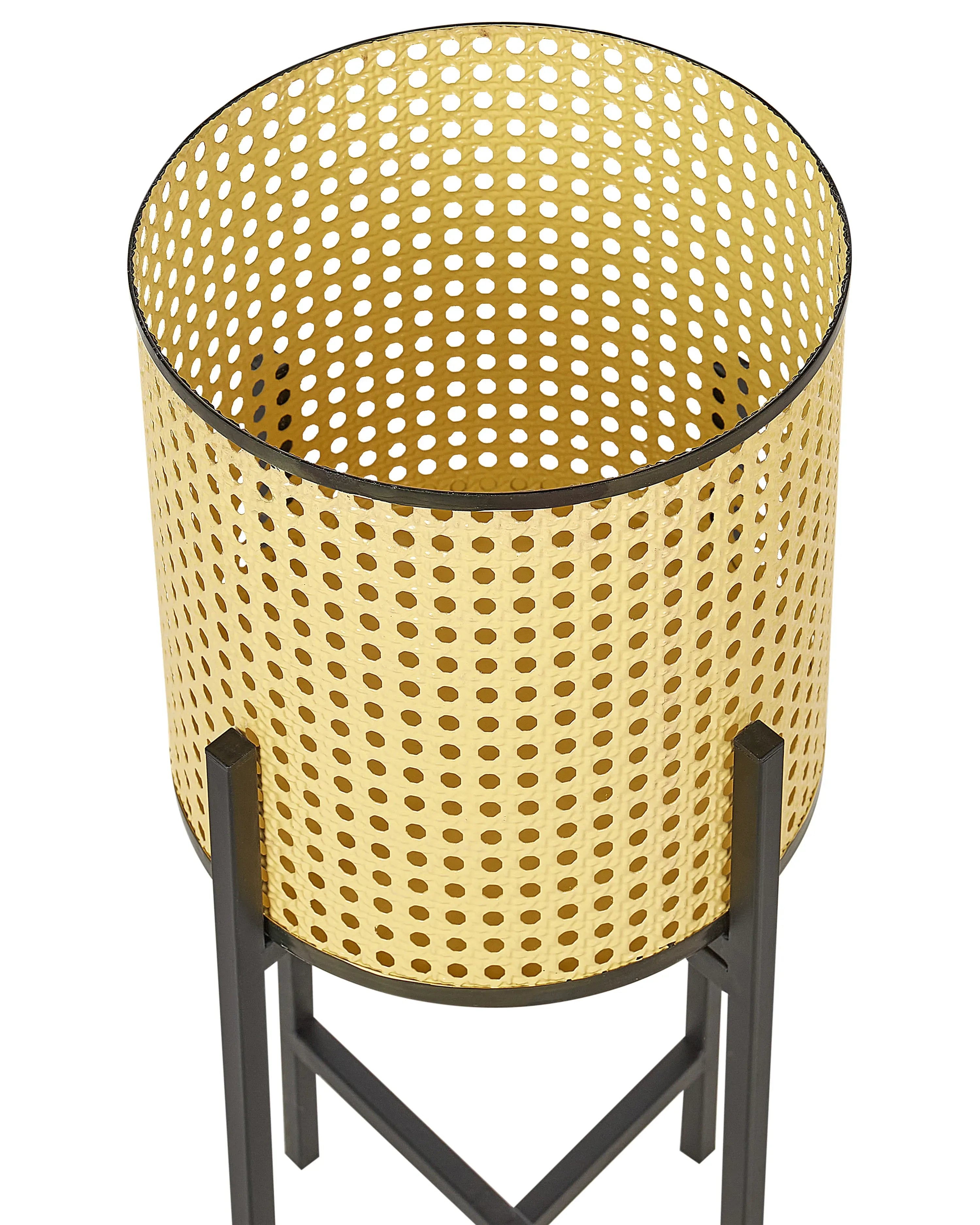 Jardinière surélevée en métal 25 cm Beige