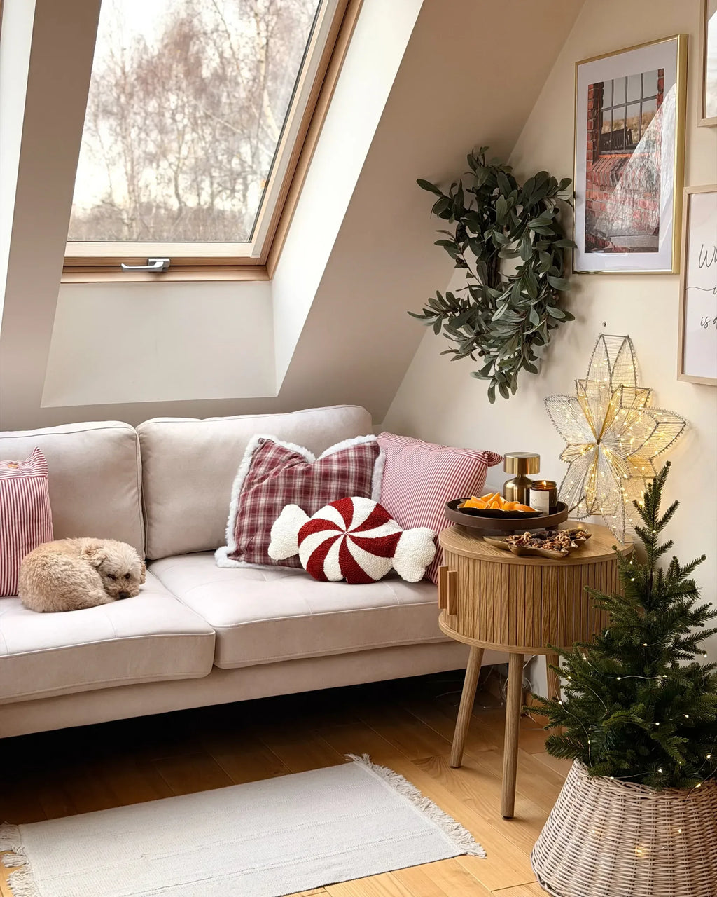 Guirlande décorative 65 cm verte