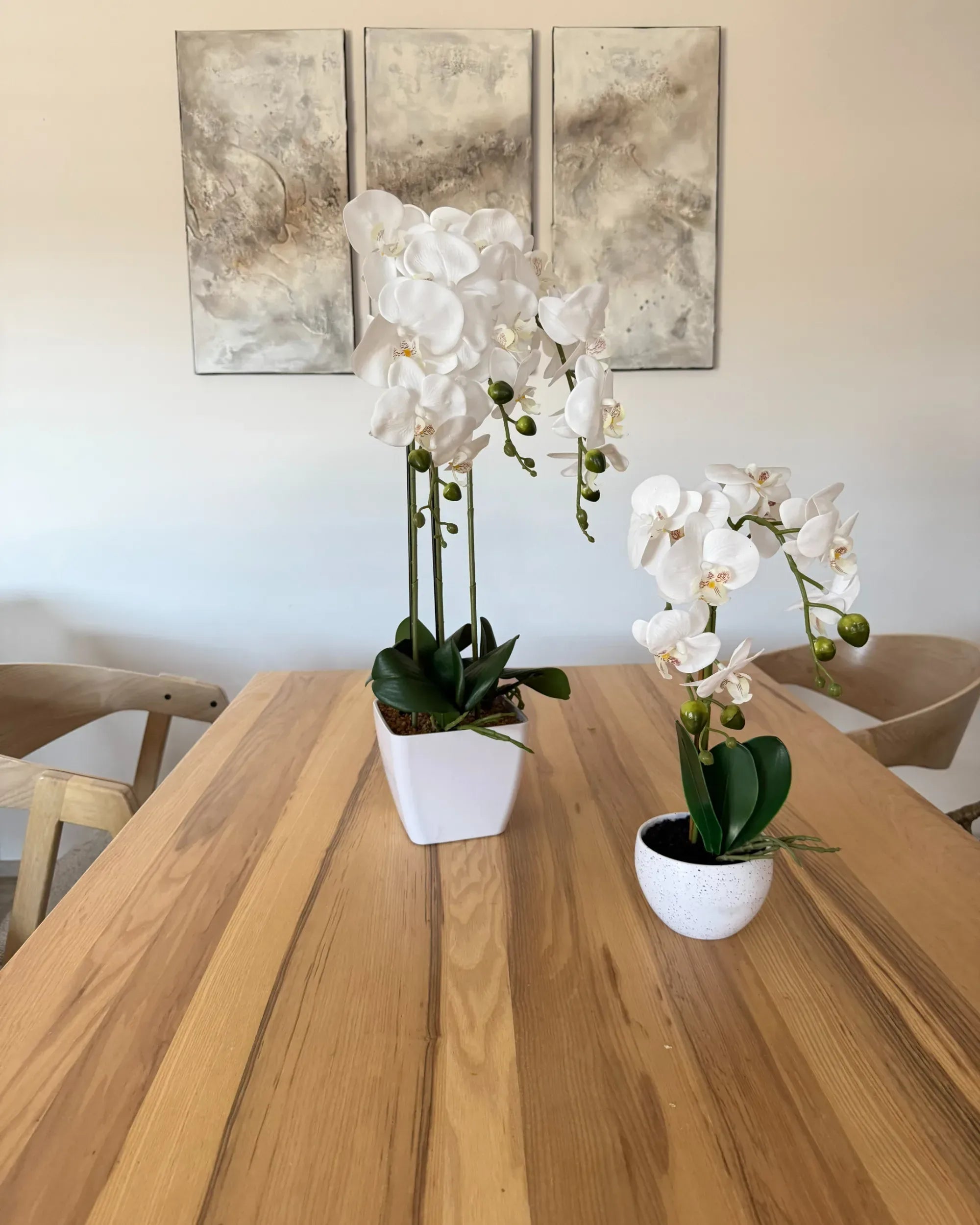 Plante artificielle ORCHIDÉE 42 cm Blanc