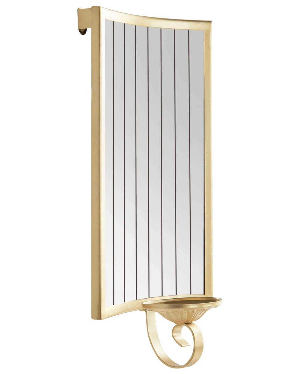 Bougeoir Mural Métal 41 cm Or
