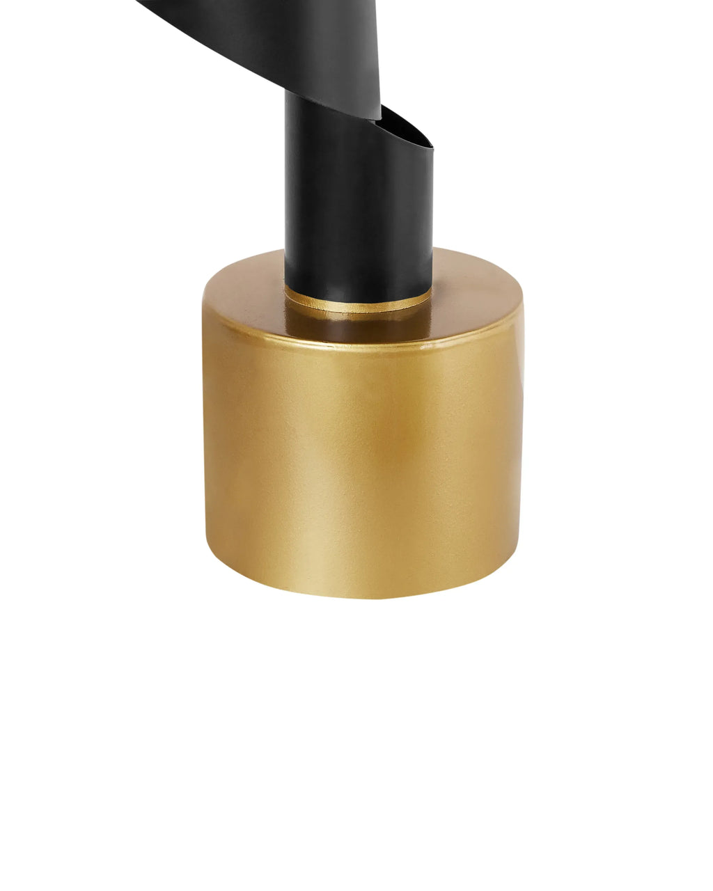 Porte-bougie métal 51 cm noir