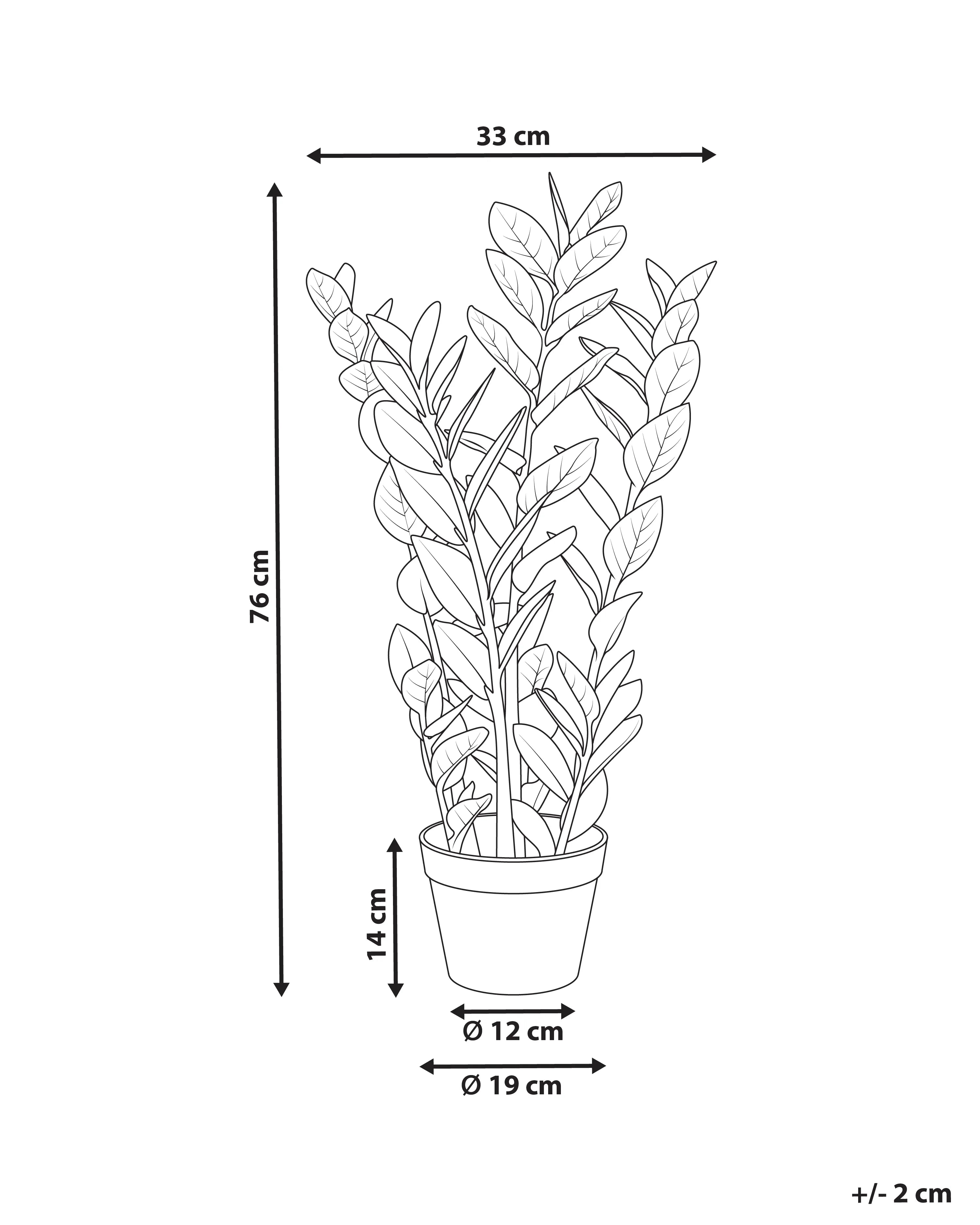 Plante artificielle ZAMIIFOLIA 76 cm Vert