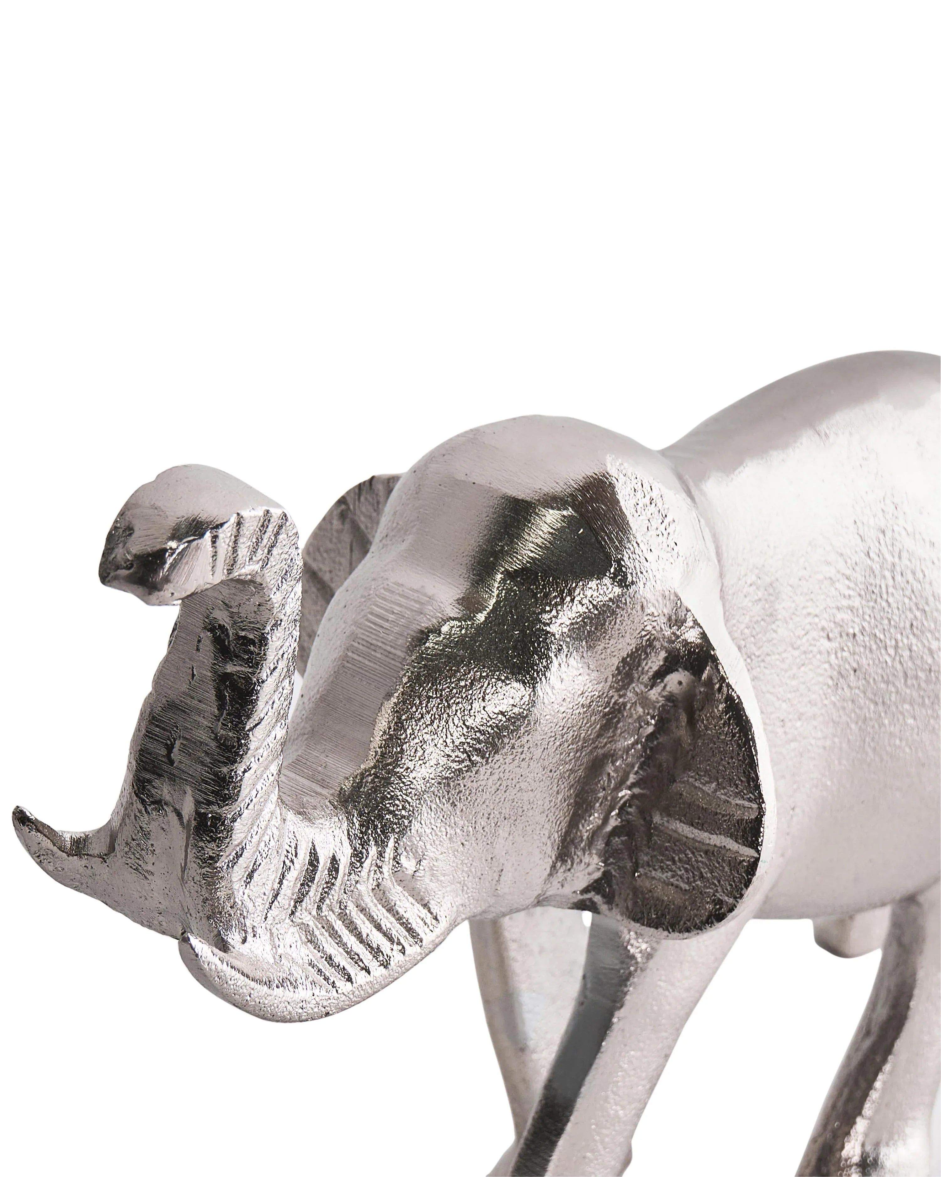 Accessoire décoratif Éléphant Métal Argent