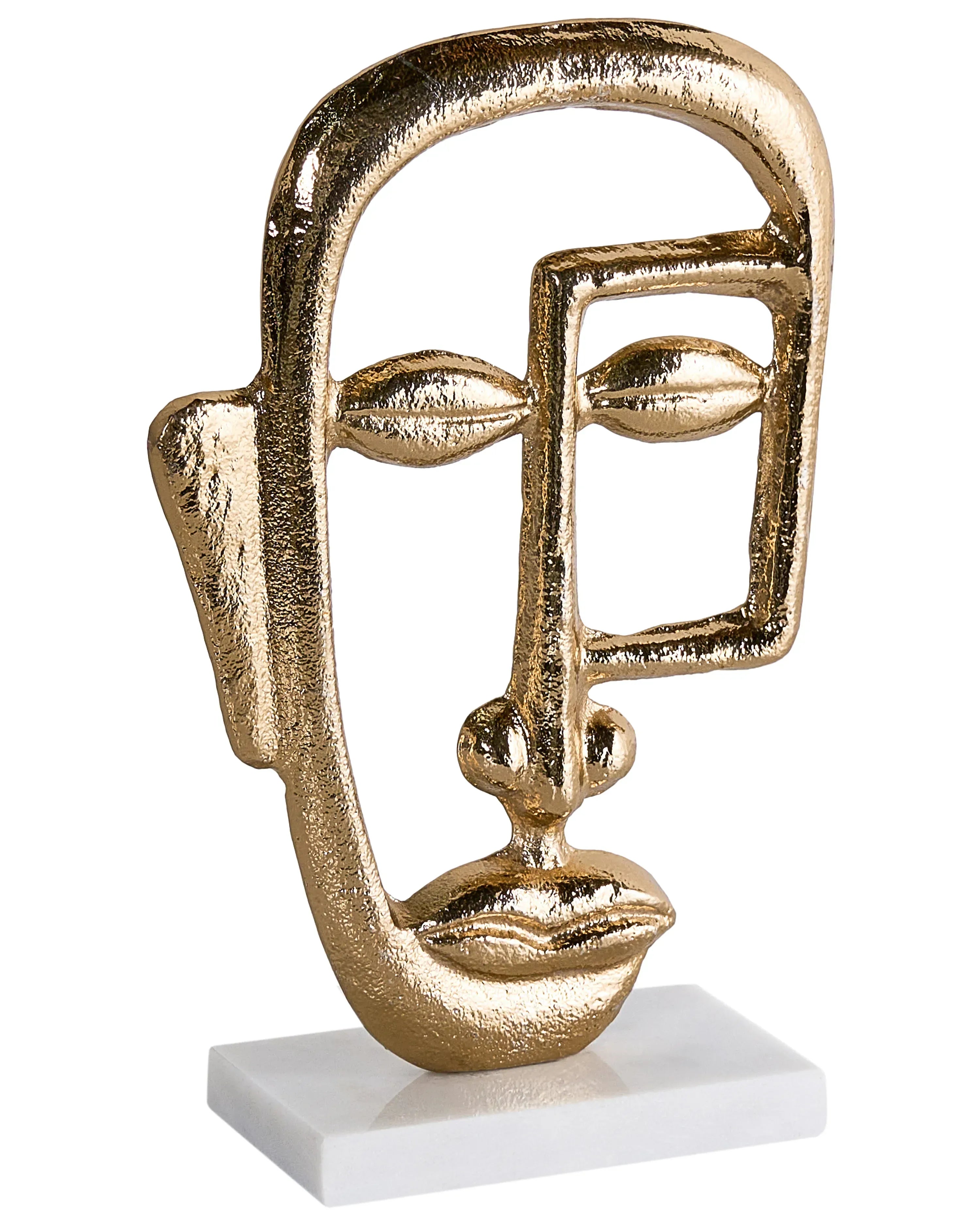 Accessoire décoratif Visage Métal Or