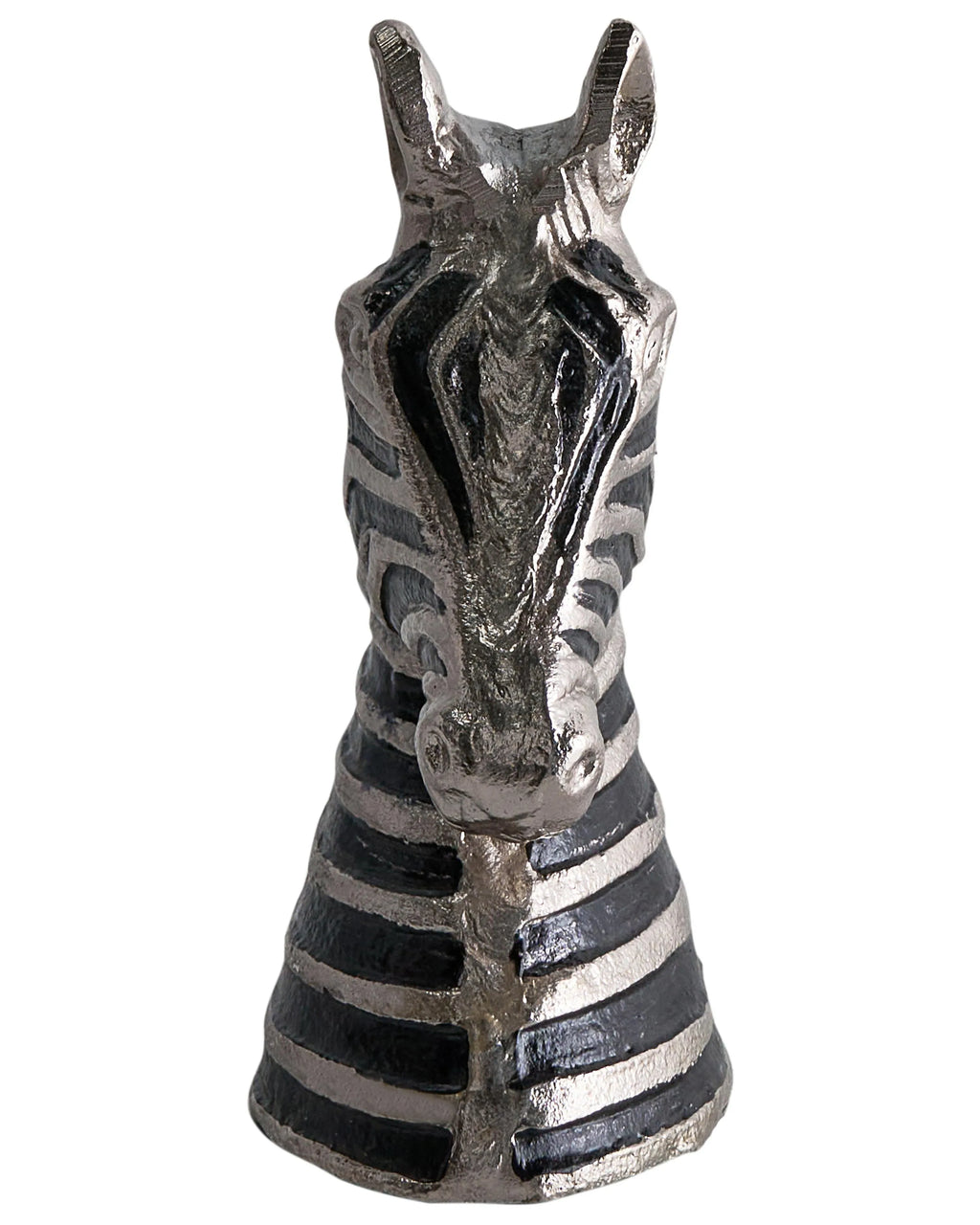 Accessoire décoratif Zèbre Métal Noir/Argent