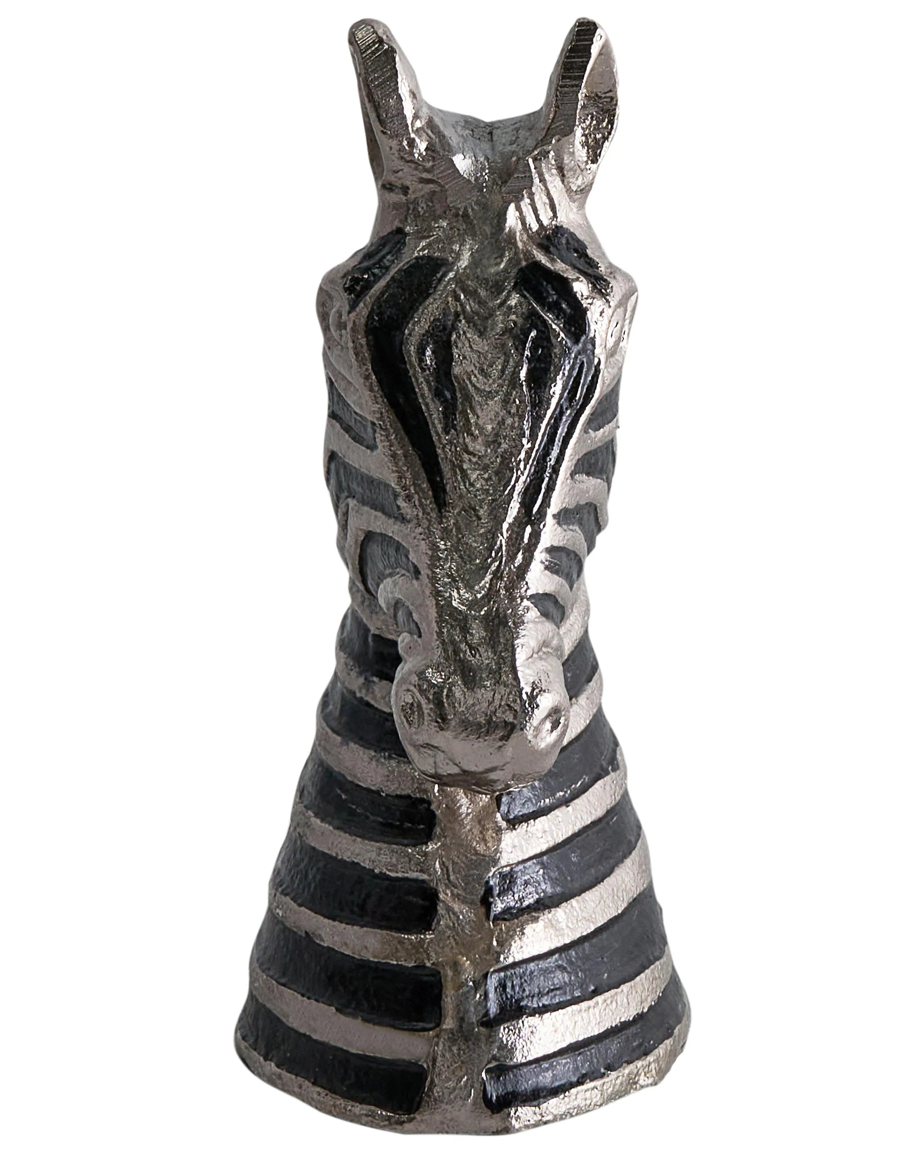Accessoire décoratif Zèbre Métal Noir/Argent