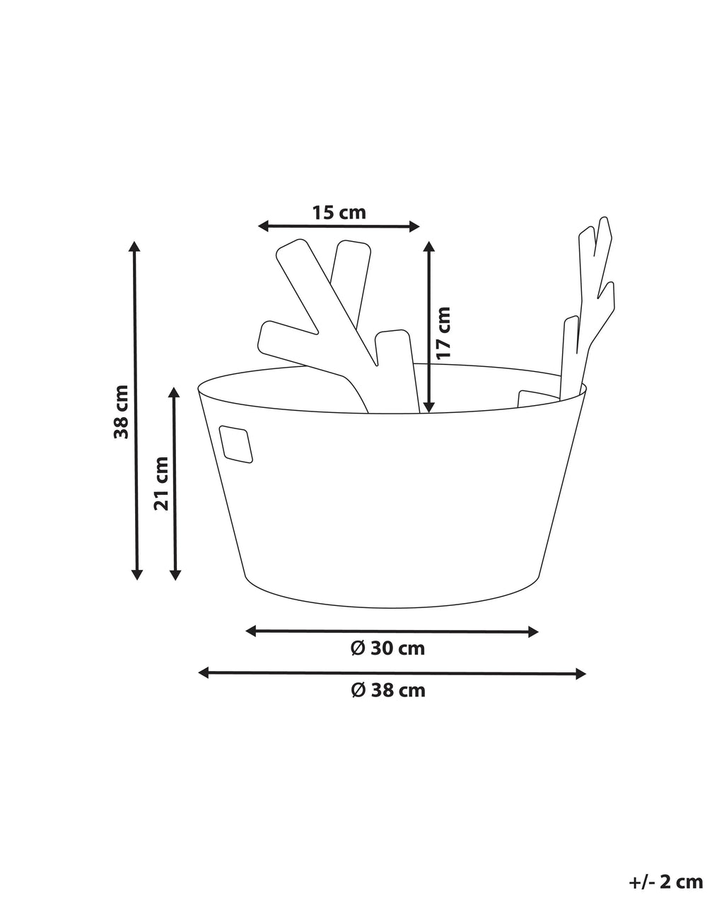 Natural Water Hyacinth Basket