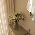 Bouquet de fleurs artificielles 38 cm Blanc