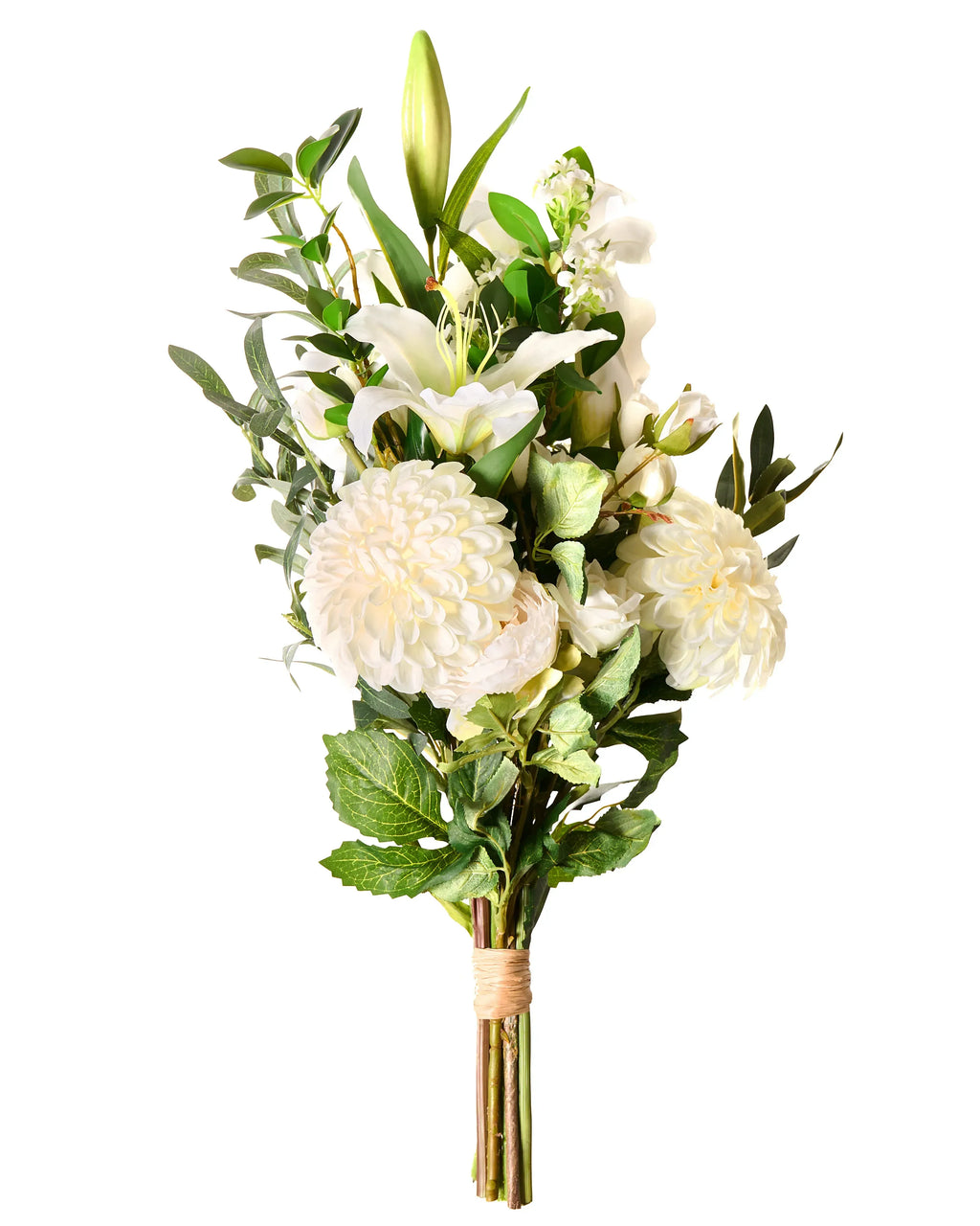 Bouquet di fiori artificiali PARREIRA 67 cm Bianco