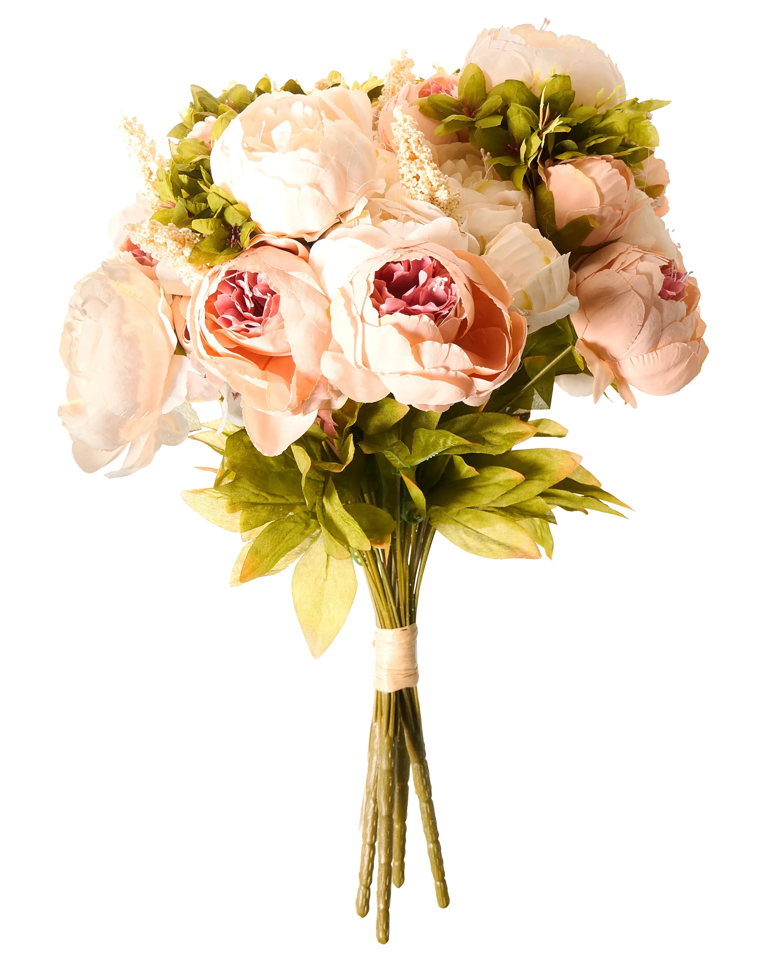 Bouquet di fiori artificiali RAPOSA 45 cm Rosa pastello