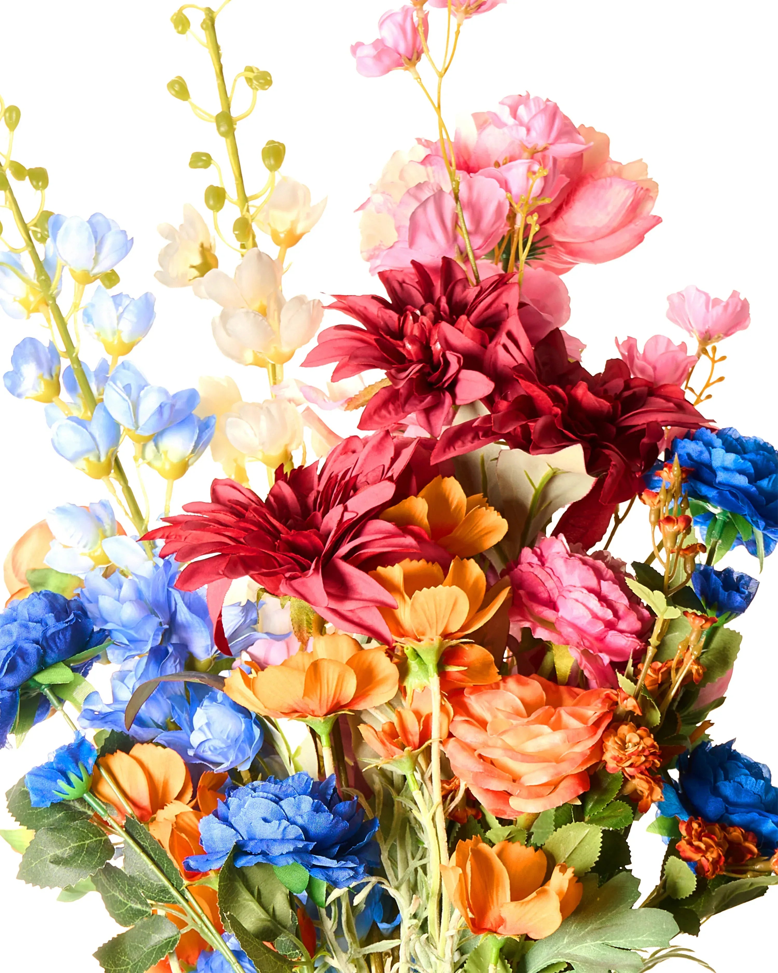 Bouquet de fleurs artificielles 75 cm Multicolore