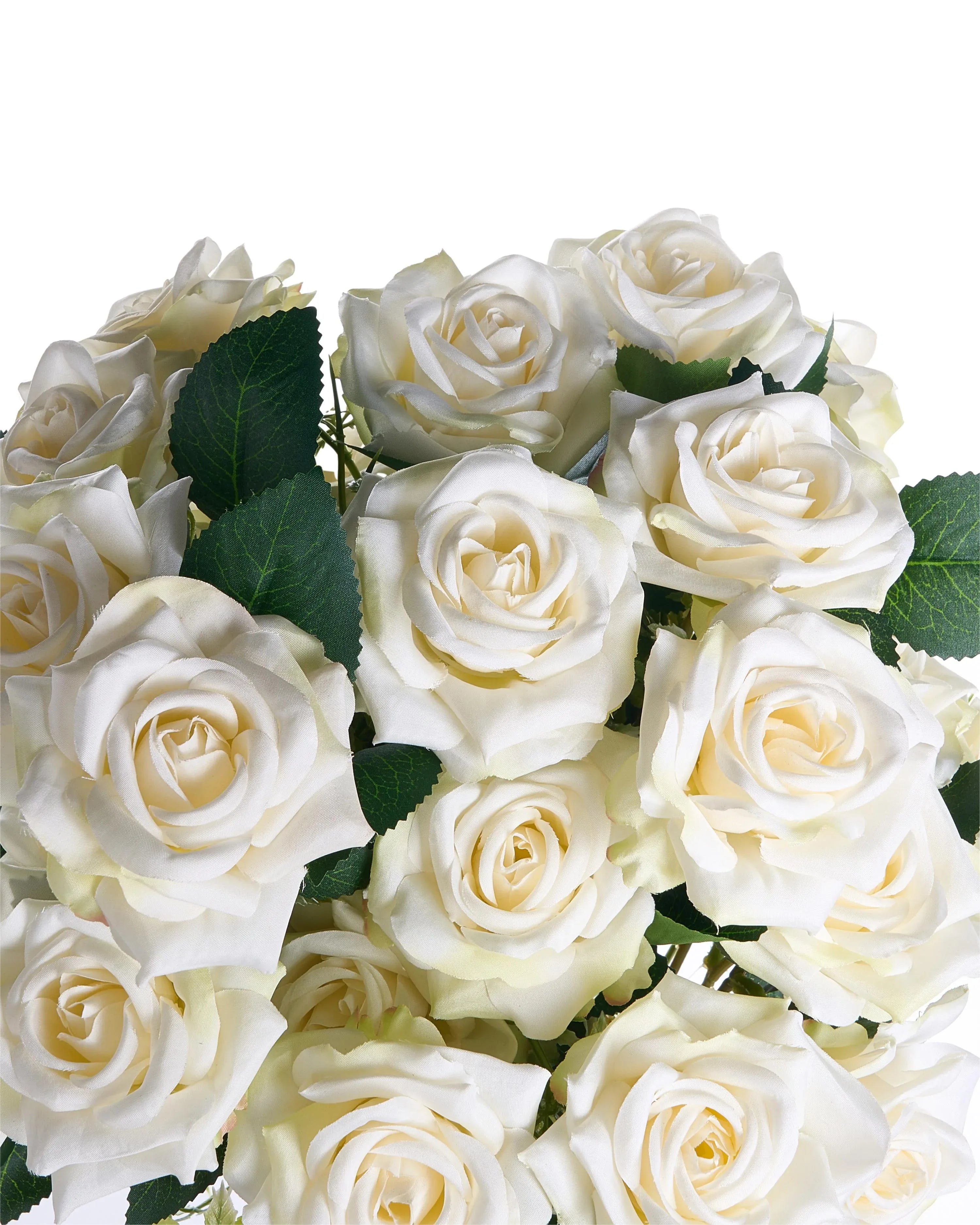 Bouquet de fleurs artificielles 55 cm Blanc