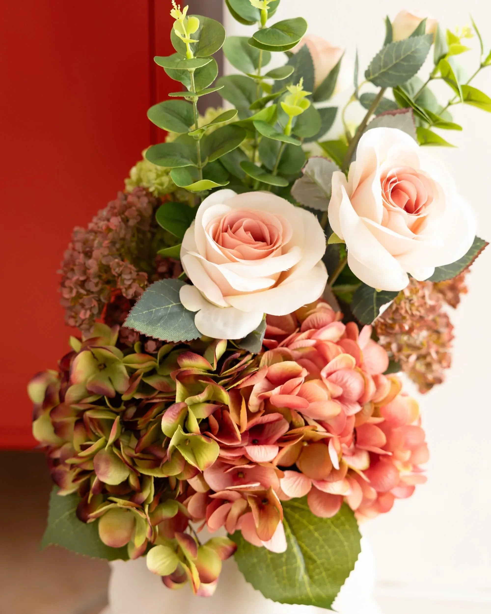 Bouquet de fleurs artificielles 60 cm Rose