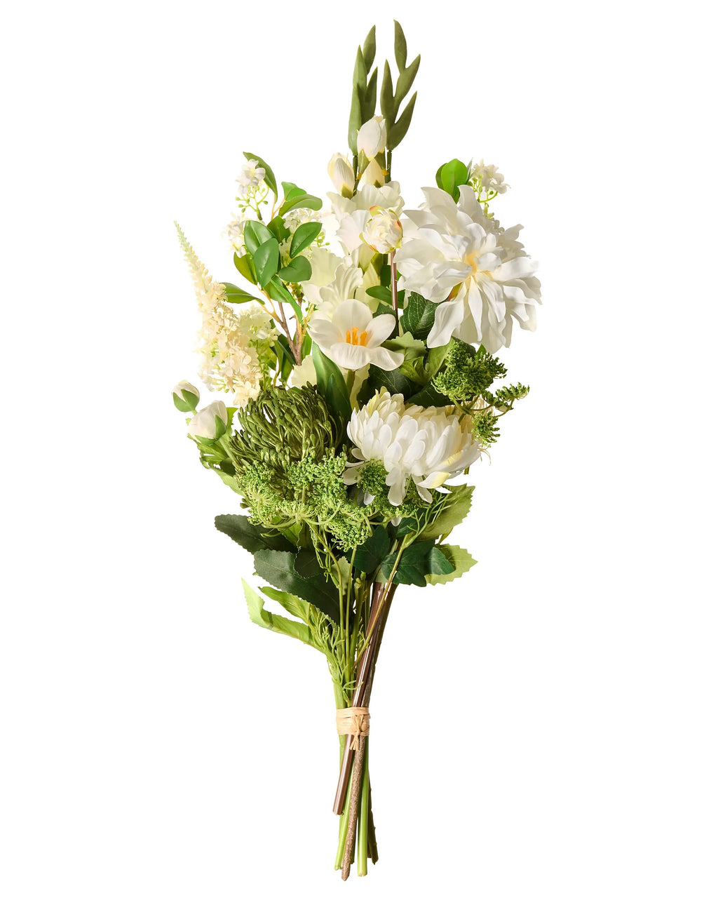 Bouquet di fiori artificiali LOURO 70 cm Bianco