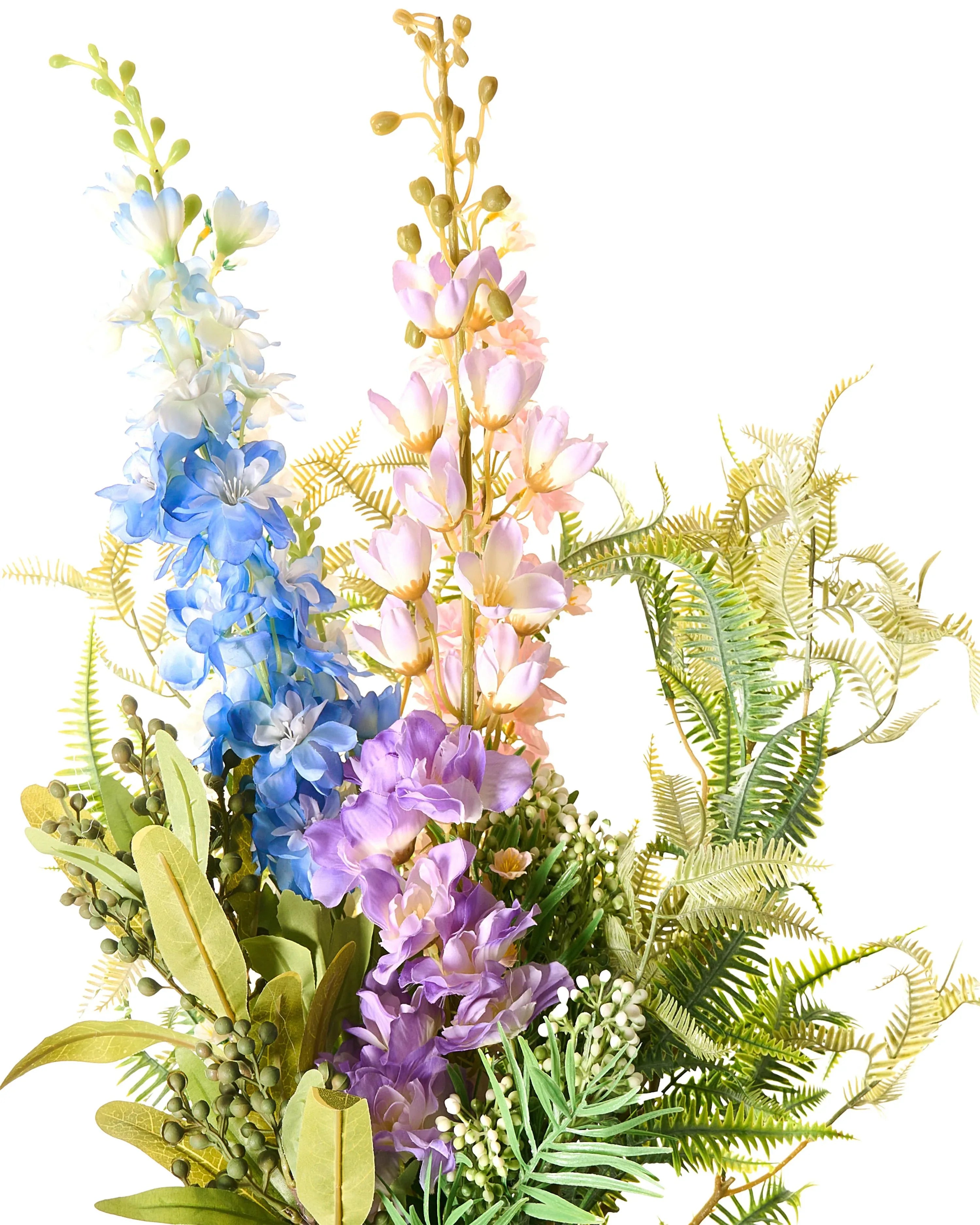 Bouquet de fleurs artificielles 80 cm Multicolore