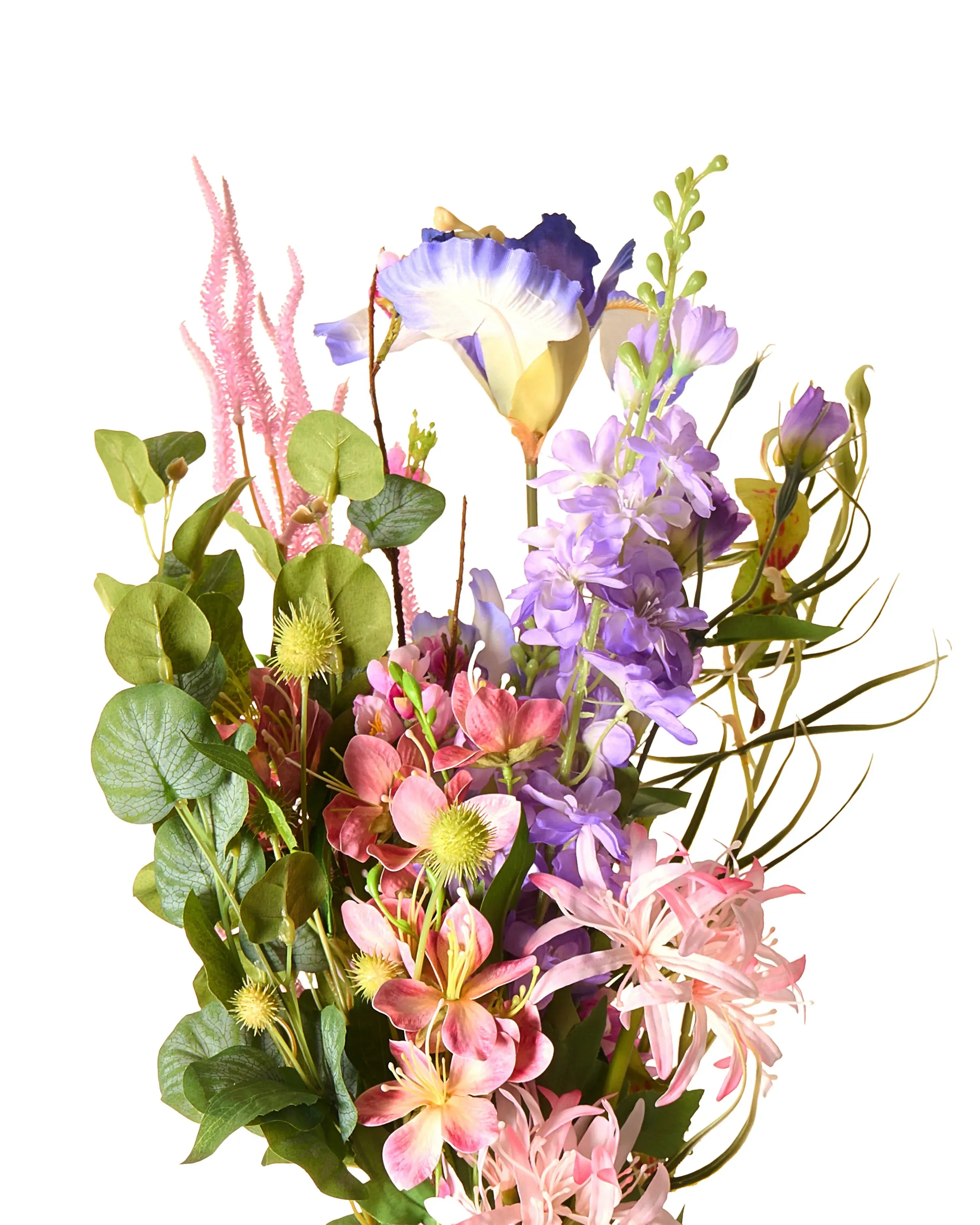 Bouquet de fleurs artificielles 80 cm Multicolore