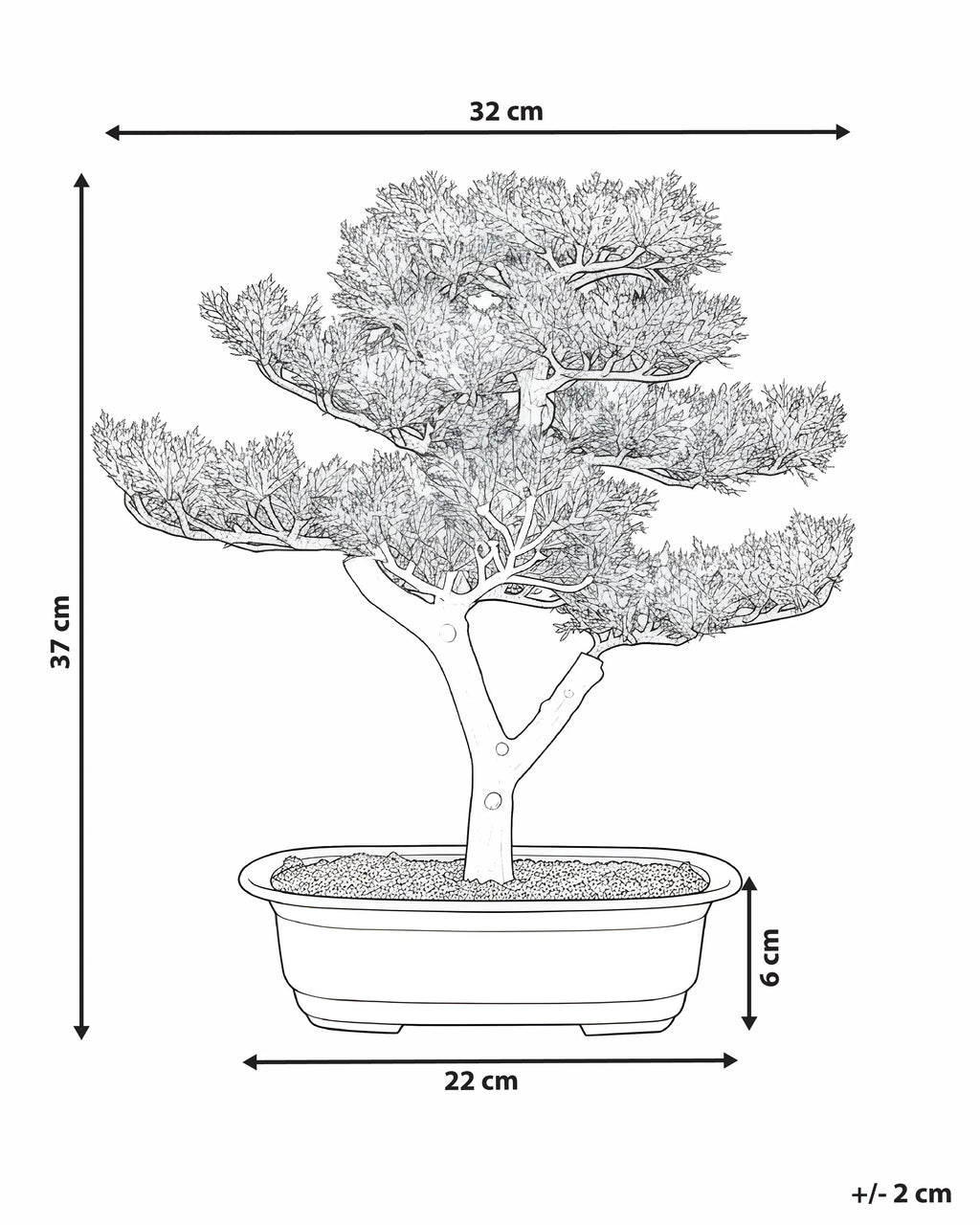 Plante artificielle PIN 37 cm Vert