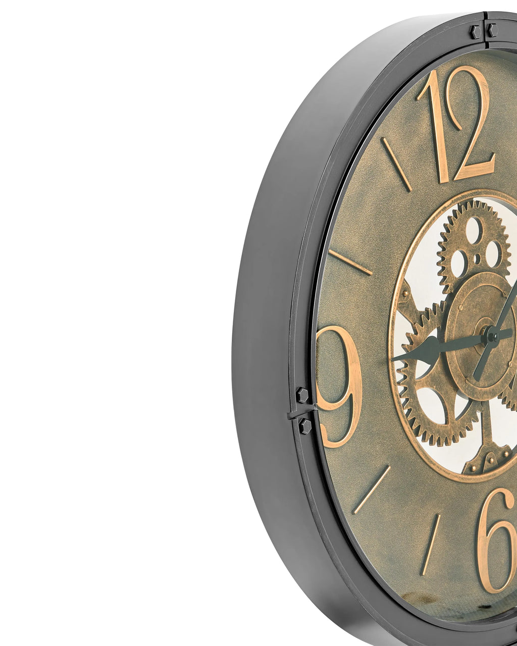 Horloge murale 50 cm Noire