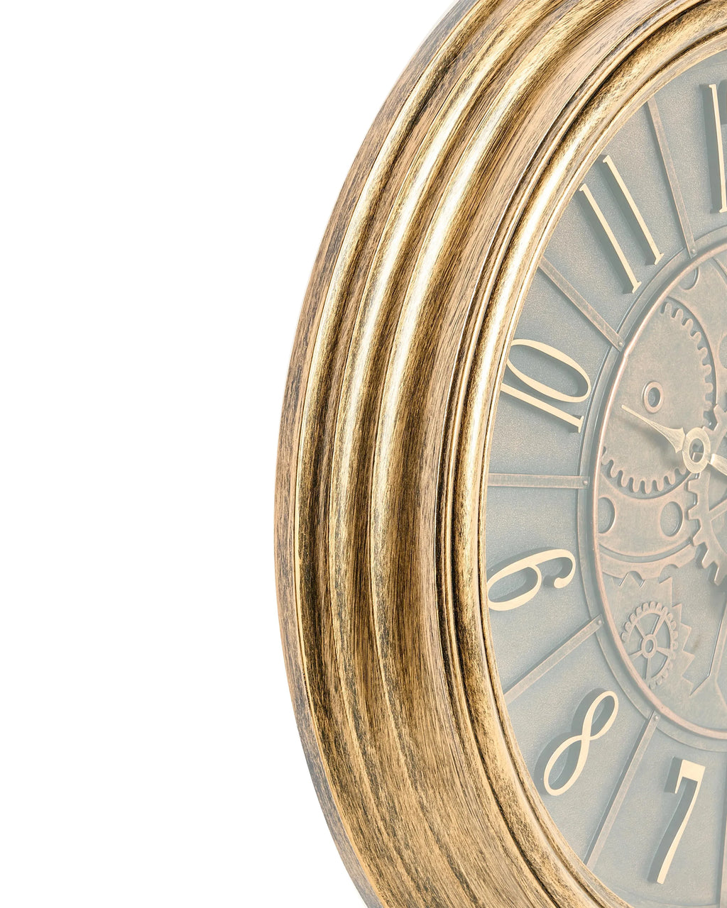 Horloge murale 50 cm Or