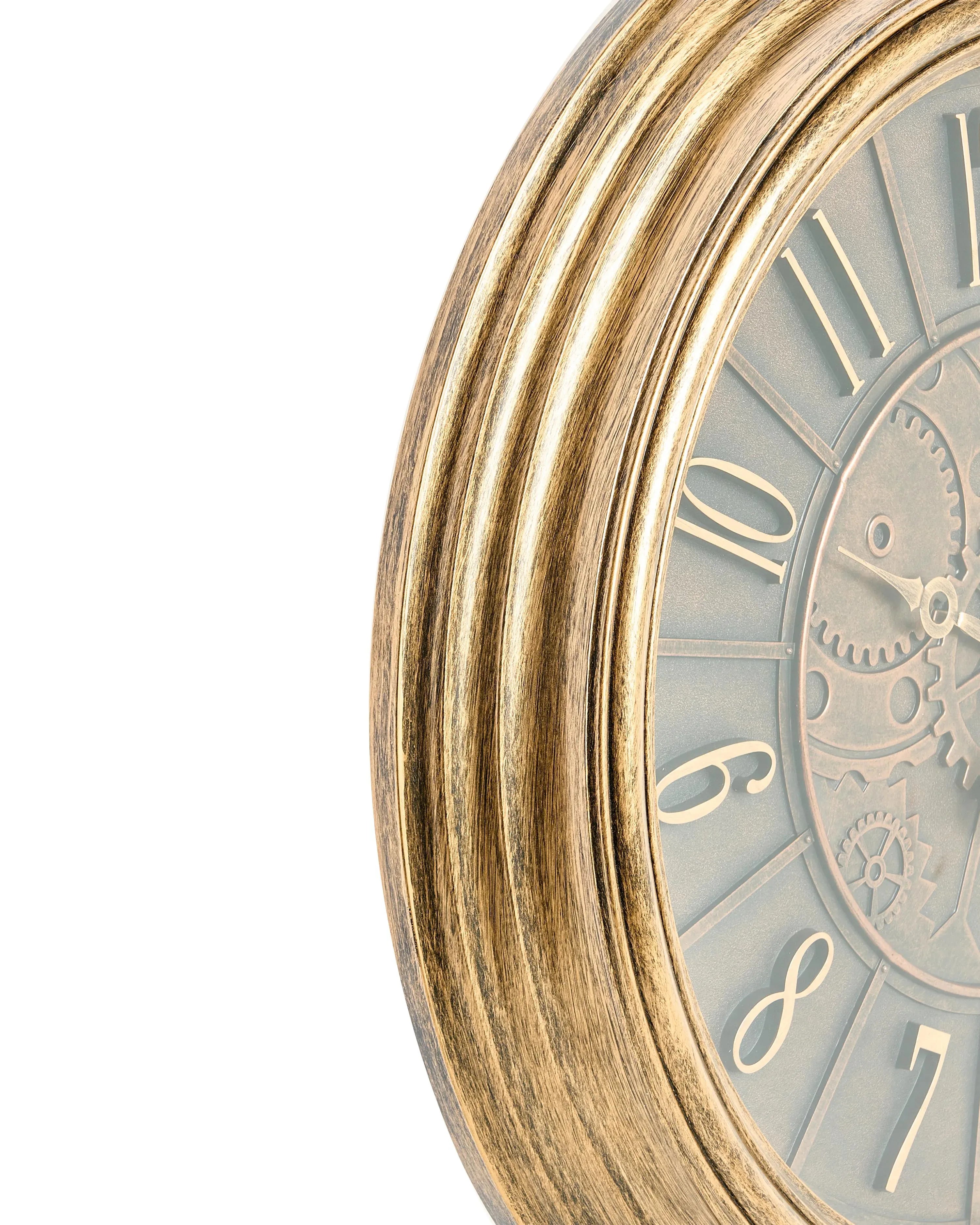 Horloge murale 50 cm Or