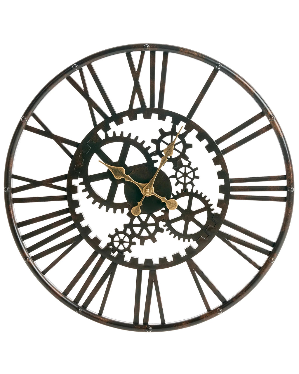 Orologio da parete PETRER 60 cm Metallo Nero