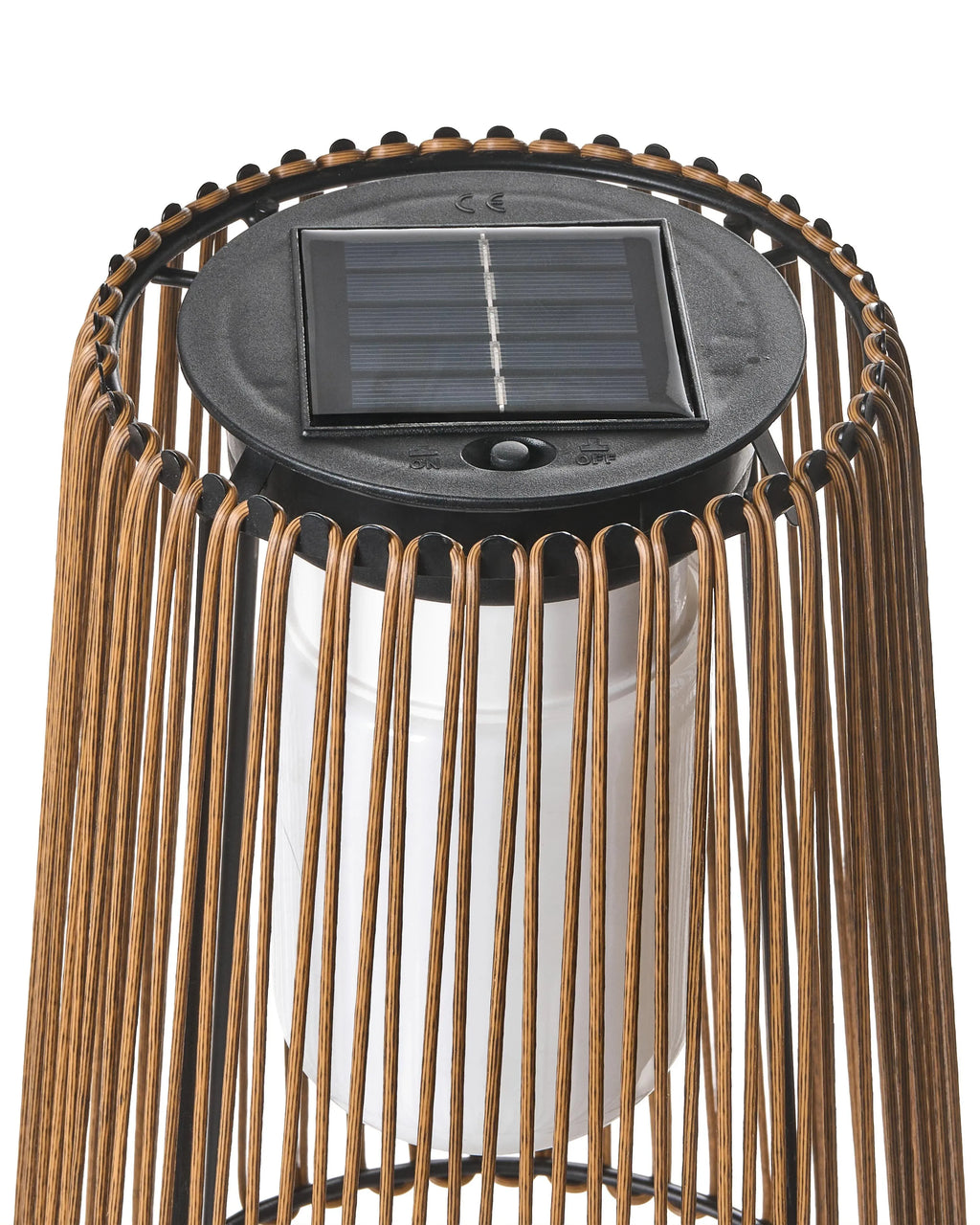 Lampe solaire 35 cm Naturelle