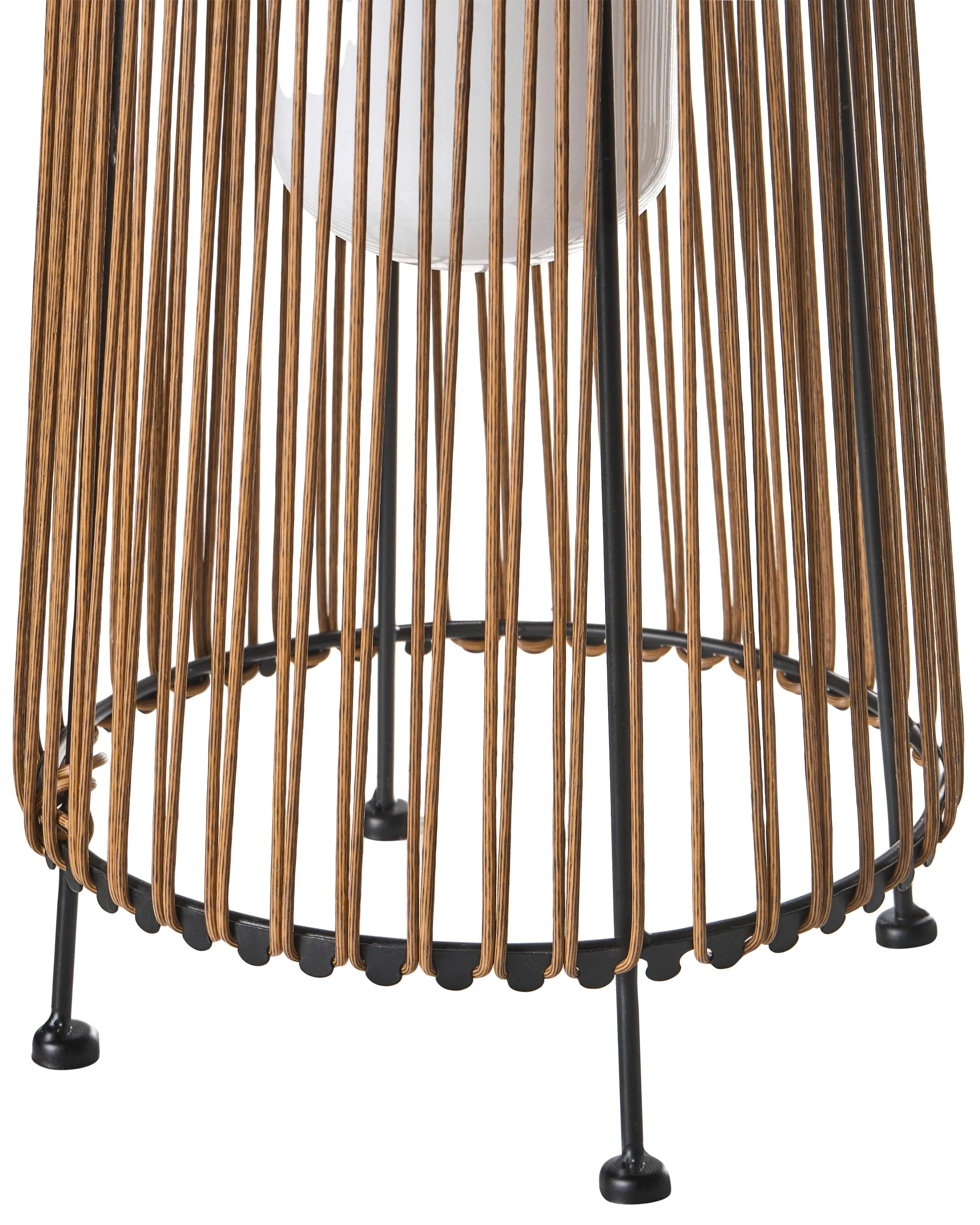 Lampe solaire 35 cm Naturelle